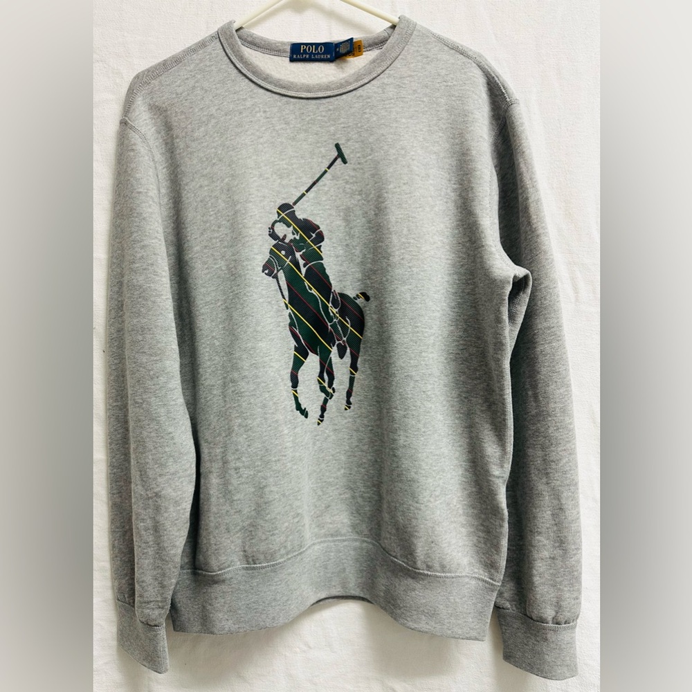 Like New Ralph Lauren Heather Gray Crewneck